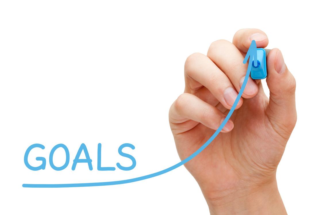 Increase Your Goals Graph Concept